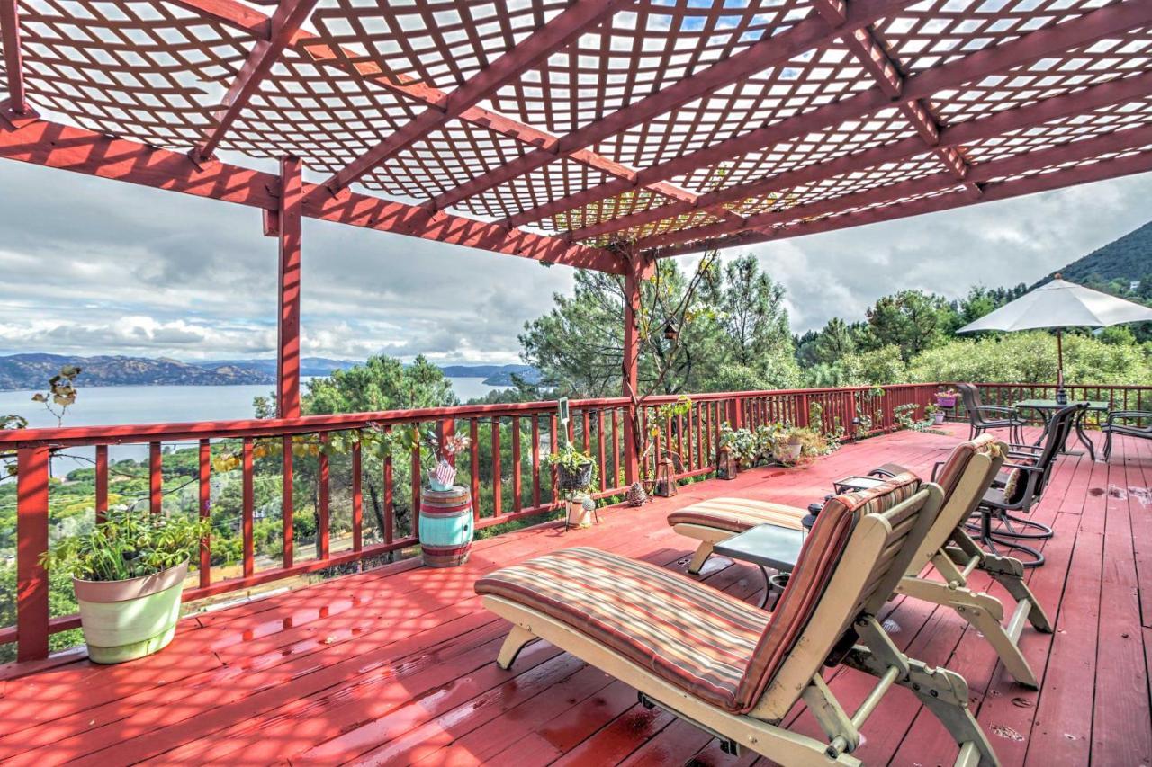 Spacious Kelseyville Home With Large Lakefront Deck! Exterior photo
